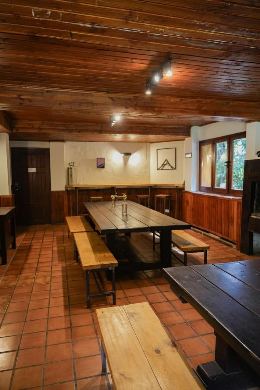 The Social Lodge dining and co-work common area