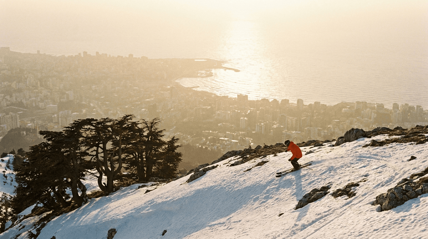 Mount Lebanon above Beirut