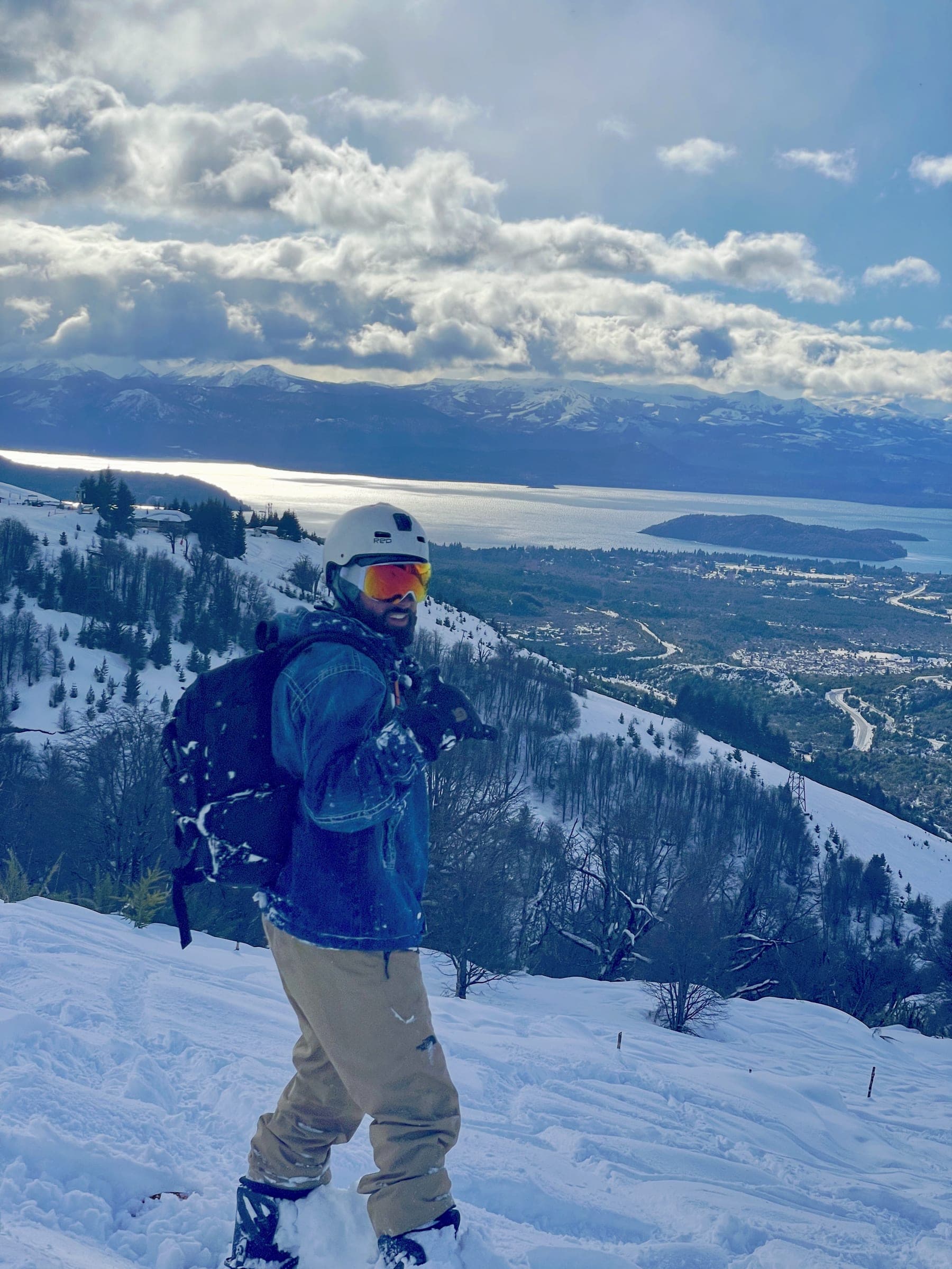 Bluebird ski trips in the mountains